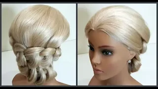 Гениальная Красивая прическа с Легким и Быстрым плетением.Подробное видео.Hairstyle with Light Weave