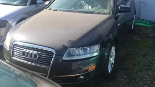 Audi a6 will not start or turn over