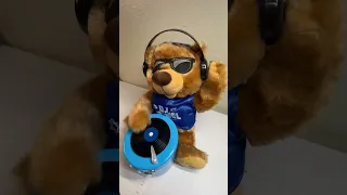 DJ Dreidel Animated Bear Getting Down with the Crowd Party #viral