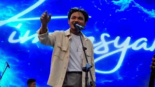 DIMANSYAH INDONESIAN IDOL 'Akhir Cerita Cinta' at HI Bank Jakarta Marathon 2023 | Fancam