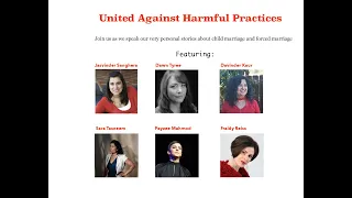 United Against Harmful Practices - Zoom Meeting on Child Marriage/Forced Marriage - June 13th, 2020