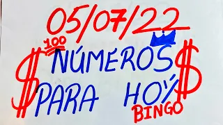 NUMEROS PERFECTO PARA HOY 05/07/22 DE JULIO 2022 , NUMEROS PARA LOTERIAS