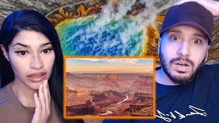 Amazed Brits React to All 63 National Parks In One Video!