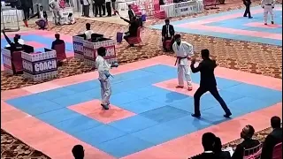 UNDER 21 -55KG KIO NATIONAL KARATE FIGHT 🥋 🔵 VS 🔴 // AO ROHAN WIN // KIO NATIONAL 2024