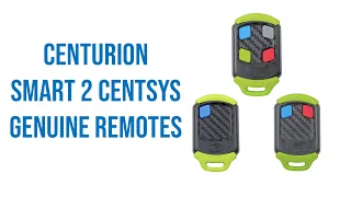 Centurion Nova Centsys Smart 2 Green Genuine Remote Video Description