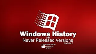 Windows History with Never Released Versions (Update 1)