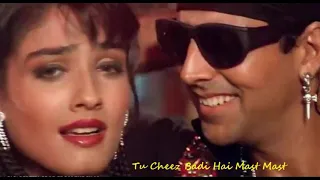 Tu Cheez Badi Hai Mast | Mohra | Akshay Kumar | Raveena Tandon | Udit Narayan | Kavita Krishnamurthy