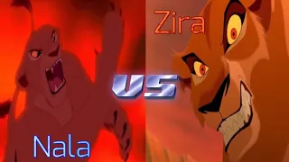 Nala VS Zira #lionking #lionking2 #nala #zira #thelionking #thelionking2 #lionesses #lions