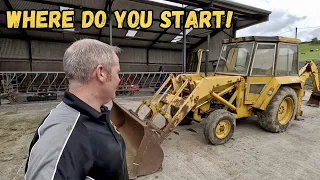 Bringing This OLD Worn Out Massey 50B Digger Back To LIFE - Part 2