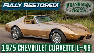 55K Mile - 1975 Chevrolet Corvette - Frankman Motors Company - Walk around and Driving Video