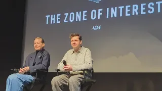 THE ZONE OF INTEREST talk with Sandra Hüller & Christian Friedel - November 19, 2023