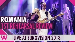 Romania First Rehearsal: The Humans "Goodbye"  @ Eurovision 2018 (Review) | wiwibloggs