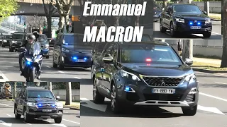 convoi d'Emmanuel Macron : peut-etre le dernier que je filme?