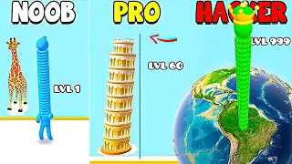 WOW 😲 New gameplay in Long Neck Run 🔴 COLLECTED ALL THE CIRCLES AND GREW TO THE SKY!