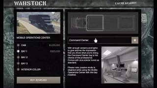 GTA 5 Gunrunning DLC (Mobile Operations Center Purchase and Customization)