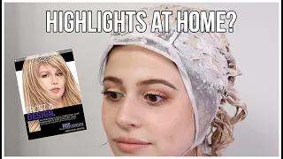 Dyeing my Hair with a HIGHLIGHTING CAP *at home for $10*