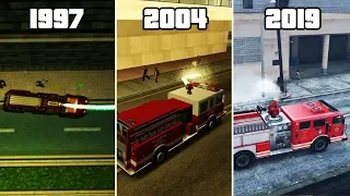 Fire Truck Evolution In GTA Games 1997-2019