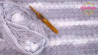 Crochet A Leaning Block Stitch Blanket! EASY Pattern!