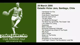 MORRISSEY - March 28, 2000 - Santiago, Chile (Full Concert) LIVE