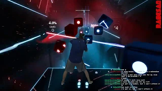 Centipede by Knife Party - The Sith Lord is a predator - Beat Saber Darth Maul staff style