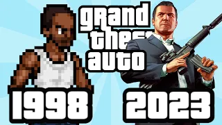 GTA 1998 - 2023 Evolution Grand Theft Auto
