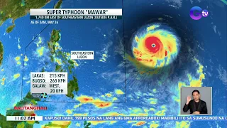 PAGASA: Super Typhoon Mawar, naabot na ang peak intensity | BT