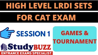 High level LRDI sets for CAT exam: Complete concept & question on Games & Tournament | StudyBUZZ