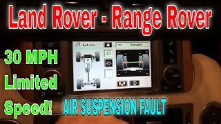 LAND ROVER SUSPENSION FAULT FIX  [PAY IT FORWARD GARAGE]