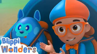 Worms | Blippi Wonders Fun Cartoons | Moonbug Kids Cartoon Adventure