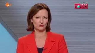 Total merkwürdige Fragen SPD Chef Gabriel zofft sich mit ZDF-Journalistin Bettina Schausten