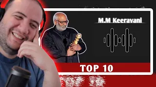 Top 10 M.M Keeravani Bgm REACTION | Bahubali, RRR, Eega, Simhadri