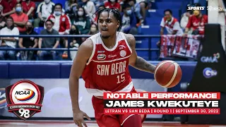 NCAA Season 98 | Notable Performance: James Kwekuteye (San Beda vs Letran)