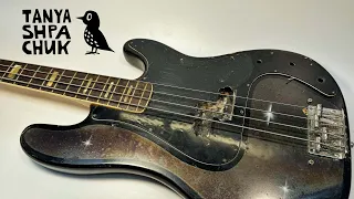 Destroyed old bass restoration