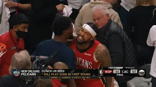Brandon Ingram Yells at the Clippers & Celebrate by Sending them to Cancun!