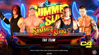 John Cena + Kane vs Undertaker + Randy Orton | Tag Team Match | WWE 2K23 | Ultra Graphics RTX 4090