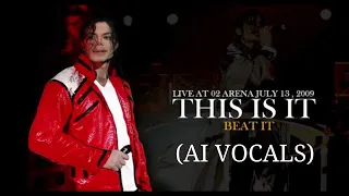 Beat It - THIS IS IT - (AI LIVE VOCALS) Michael Jackson