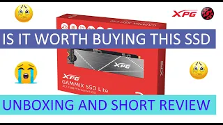 Short review and Unboxing of XPG Gammix S50 lite SSD | 4th Gen SSD | Slower than WD SN 850