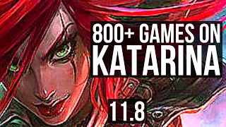 KATARINA vs ZIGGS (MID) | 14/1/9, 2.0M mastery, Legendary, 800+ games | BR Master | v11.8