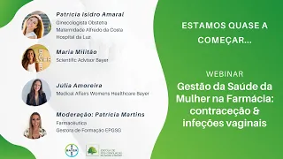 BAYER  - Gestão da Saúde da Mulher na Farmácia contraceção & infeções vaginais