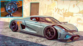 Rebuilding and Tuning a Koenigsegg Regera - NFS HEAT  || Logitech G29 gameplay ASMR