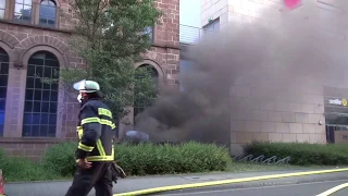 Feuer im Alleencenter Trier: Teile der Innenstadt müssen gesperrt werden