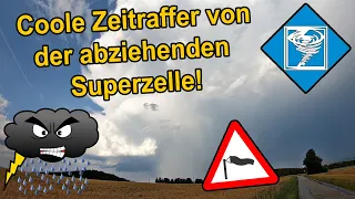 Die Unwetterzelle im Raum Regensburg und Cham (Bayern), 28. Juli | Wetteraction 2020