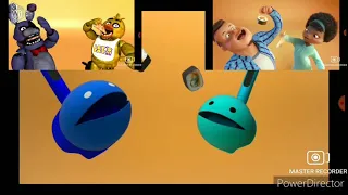 GrubHub ad (original vs FNAF version vs Otamatones version)