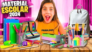 MATERIAL ESCOLAR - TUDO QUE EU COMPREI !!!