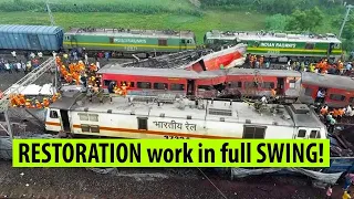 With 1000+ manpower, restoration work in Odisha’s train accident spot going on…