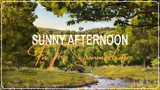 #ASMR Lazing On A Sunny Afternoon Ambience 8 Hrs Gentle River And Bird Sounds For Relaxation