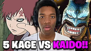 The HONORED Narutard Leaves the Goon Cave to React to 5 Kage vs Kaido is NOT close