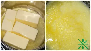 How To Make Clarified Ghee Butter From Regular Butter | GoodEats420.com