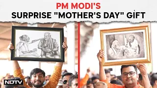 PM Modi's Mothers Day Gift | When PM Modi Got A Surprise 'Mother's Day' Gift At Bengal Rally