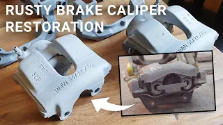 Rusty Brake Caliper Restoration | BMW E30 5 Lug Brake Caliper Upgrade | 004